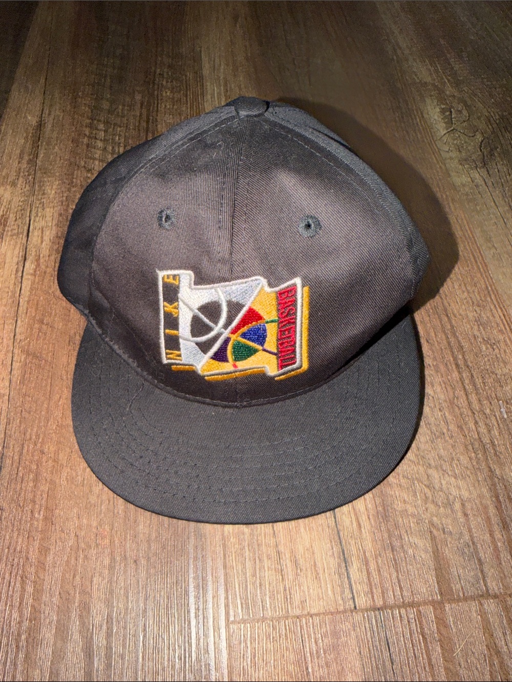 Vintage Nike Basketball Snapback Hat "Urban Jungle Gym"